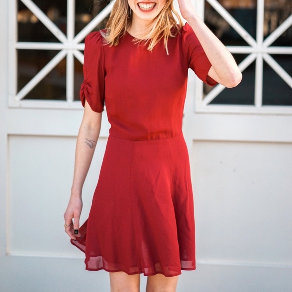 REFORMATION RED DRESS